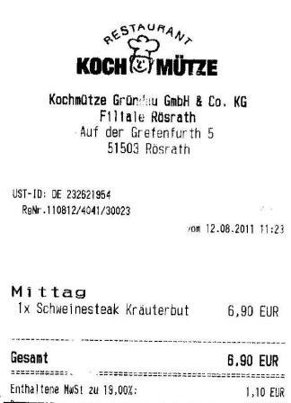 sigp Hffner Kochmtze Restaurant
